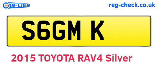 S6GMK are the vehicle registration plates.