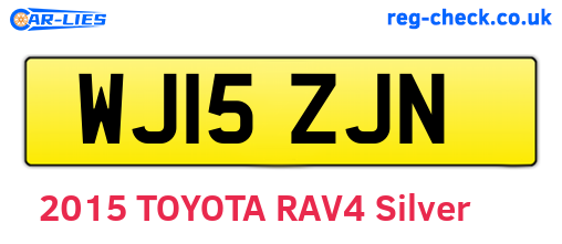 WJ15ZJN are the vehicle registration plates.