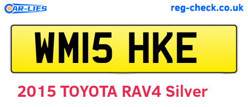 WM15HKE are the vehicle registration plates.