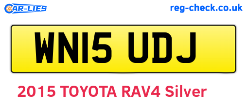 WN15UDJ are the vehicle registration plates.