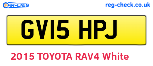 GV15HPJ are the vehicle registration plates.