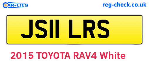 JS11LRS are the vehicle registration plates.