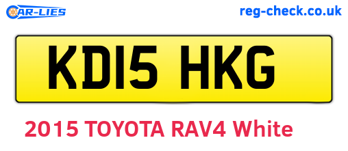 KD15HKG are the vehicle registration plates.