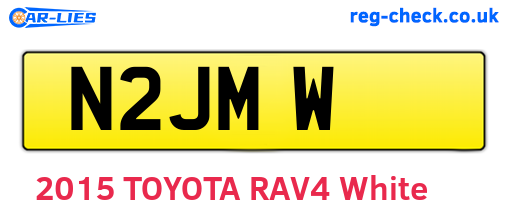 N2JMW are the vehicle registration plates.