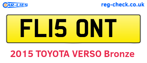 FL15ONT are the vehicle registration plates.