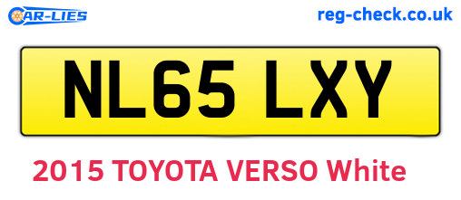 NL65LXY are the vehicle registration plates.
