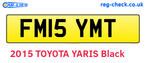 FM15YMT are the vehicle registration plates.