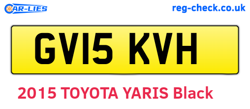 GV15KVH are the vehicle registration plates.