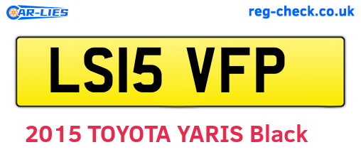 LS15VFP are the vehicle registration plates.