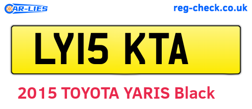 LY15KTA are the vehicle registration plates.