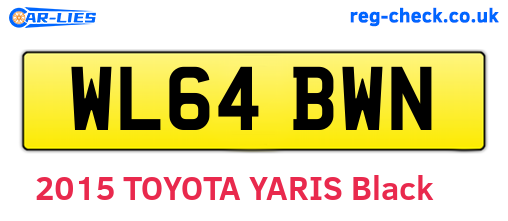 WL64BWN are the vehicle registration plates.