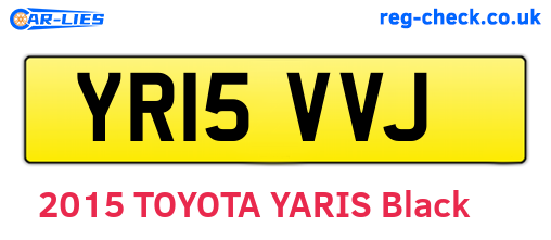 YR15VVJ are the vehicle registration plates.