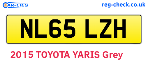 NL65LZH are the vehicle registration plates.