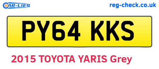 PY64KKS are the vehicle registration plates.