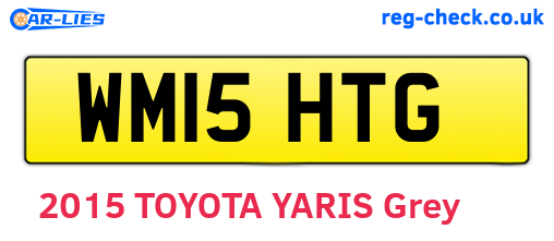 WM15HTG are the vehicle registration plates.
