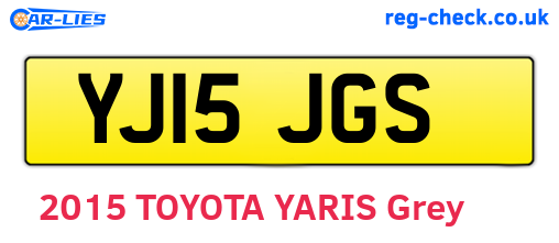 YJ15JGS are the vehicle registration plates.