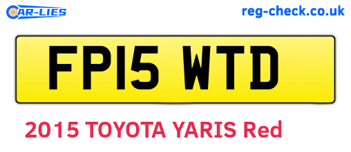 FP15WTD are the vehicle registration plates.