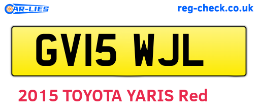 GV15WJL are the vehicle registration plates.