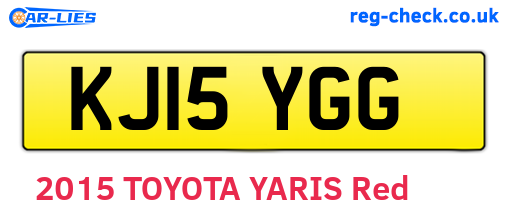 KJ15YGG are the vehicle registration plates.