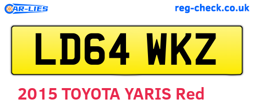 LD64WKZ are the vehicle registration plates.