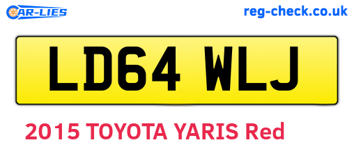 LD64WLJ are the vehicle registration plates.