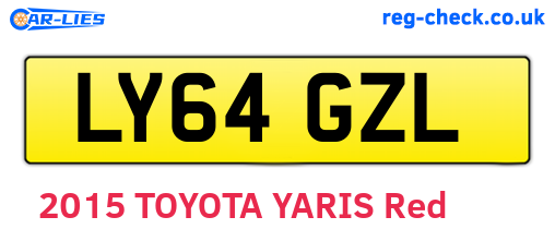 LY64GZL are the vehicle registration plates.