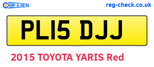 PL15DJJ are the vehicle registration plates.