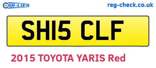 SH15CLF are the vehicle registration plates.