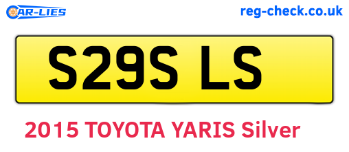 S29SLS are the vehicle registration plates.