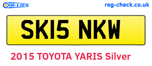 SK15NKW are the vehicle registration plates.