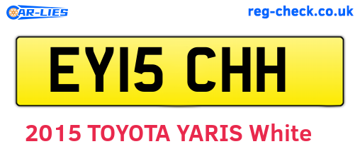 EY15CHH are the vehicle registration plates.