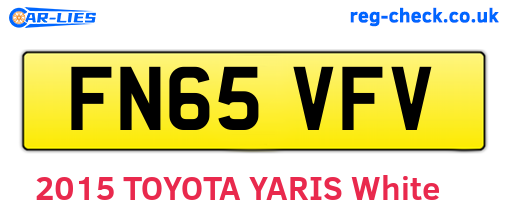 FN65VFV are the vehicle registration plates.