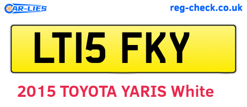 LT15FKY are the vehicle registration plates.
