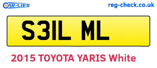 S31LML are the vehicle registration plates.