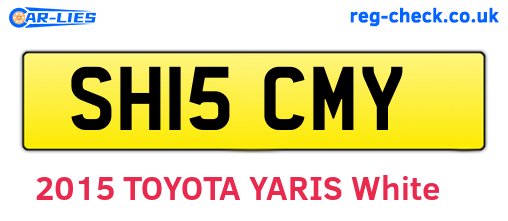 SH15CMY are the vehicle registration plates.