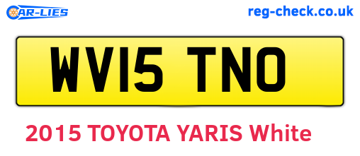 WV15TNO are the vehicle registration plates.