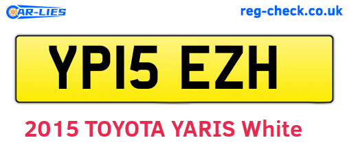 YP15EZH are the vehicle registration plates.