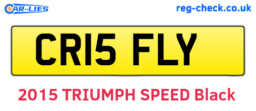 CR15FLY are the vehicle registration plates.