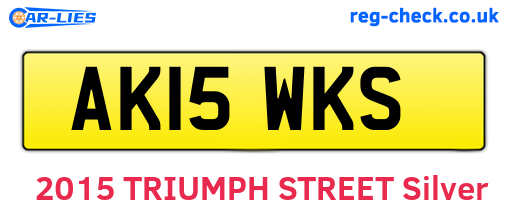AK15WKS are the vehicle registration plates.