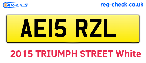 AE15RZL are the vehicle registration plates.