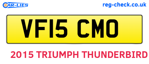 VF15CMO are the vehicle registration plates.