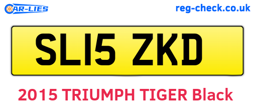 SL15ZKD are the vehicle registration plates.