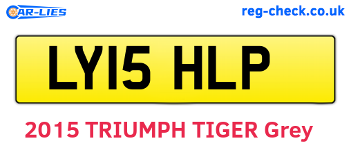 LY15HLP are the vehicle registration plates.