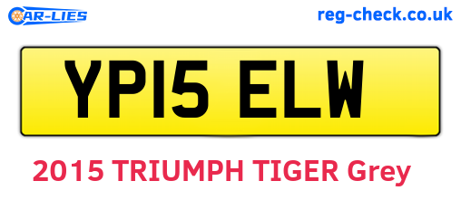 YP15ELW are the vehicle registration plates.