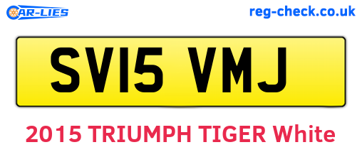 SV15VMJ are the vehicle registration plates.