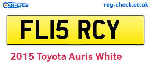 White 2015 Toyota Auris (FL15RCY)