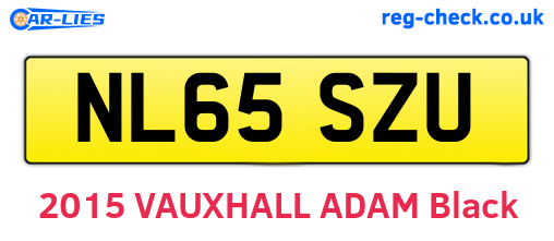 NL65SZU are the vehicle registration plates.