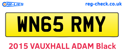 WN65RMY are the vehicle registration plates.
