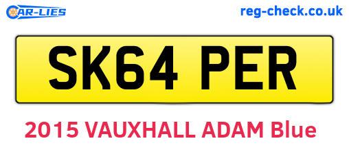 SK64PER are the vehicle registration plates.