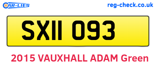SXI1093 are the vehicle registration plates.